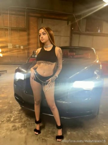 Malu Trevejo Twerking BTS Car Photoshoot Onlyfans Video Leaked - #10