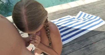 LittlePolishAngel Nude Pool Blowjob OnlyFans Video Leaked - #7