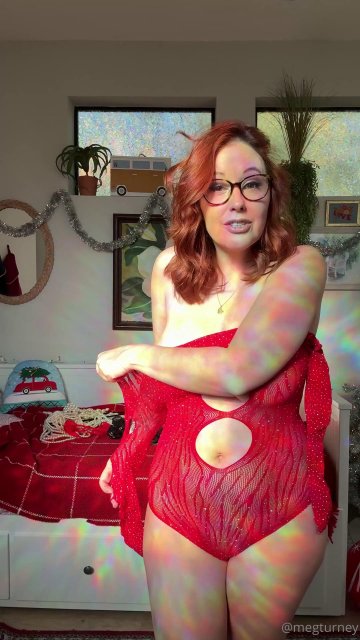 Meg Turney Xmas Lingerie Try-On Onlyfans Video Leaked - #6