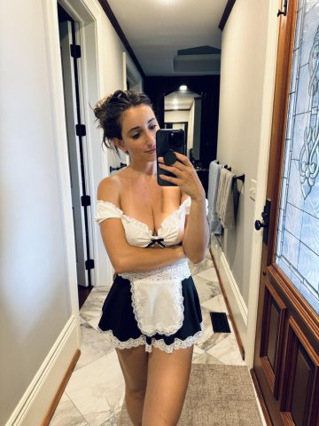 Christina Khalil Sexy Maid Mirror Selfies Onlyfans Set Leaked - #2