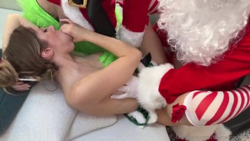 Bronwin Aurora Xmas Cosplay Threesome OnlyFans Video Leaked - #8