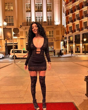 Malu Trevejo Sexy Lace Mini Dress Onlyfans Set Leaked - #11