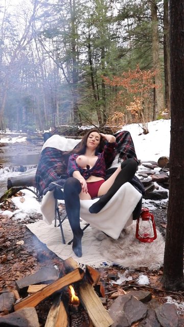 Abby Opel Nude Campfire Masturbation OnlyFans Video Leaked - #3