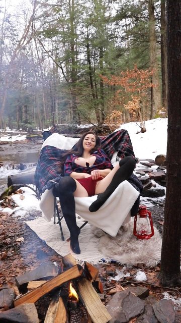 Abby Opel Nude Campfire Masturbation OnlyFans Video Leaked - #4