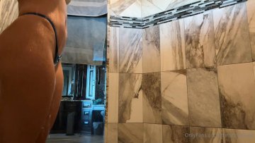 Christina Khalil G-String Shower PPV Onlyfans Video Leaked - #13