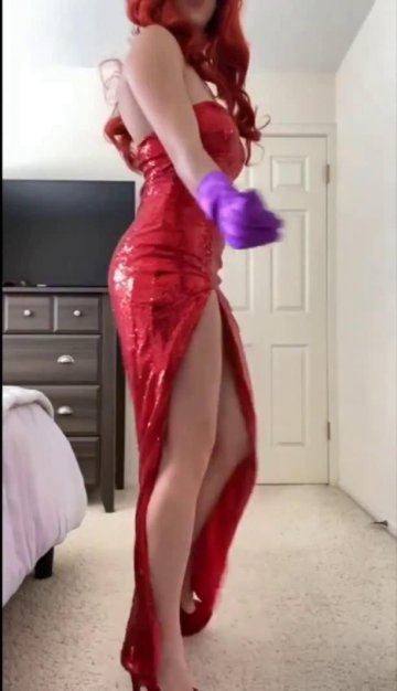 Christina Khalil Sexy Jessica Rabbit Cosplay Onlyfans Video Leaked - #24