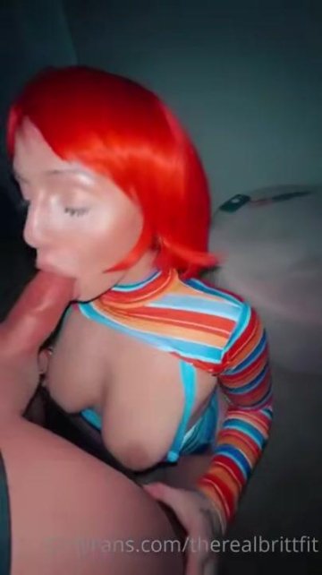 TheRealBrittFit Nude POV Cosplay Blowjob OnlyFans Video Leaked - #5