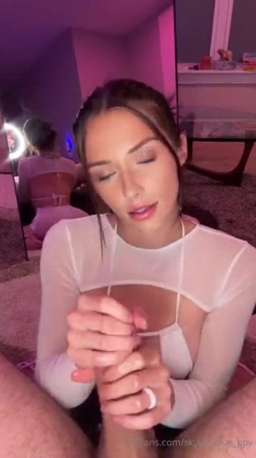 Skylar Blue Nude POV Titty Fuck OnlyFans Video Leaked - #17