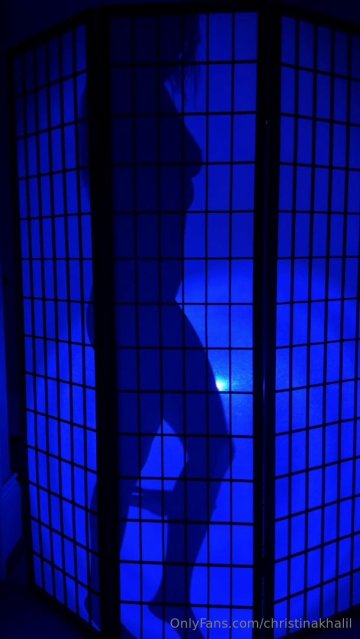 Christina Khalil Silhouette Striptease Onlyfans Video Leaked - #4