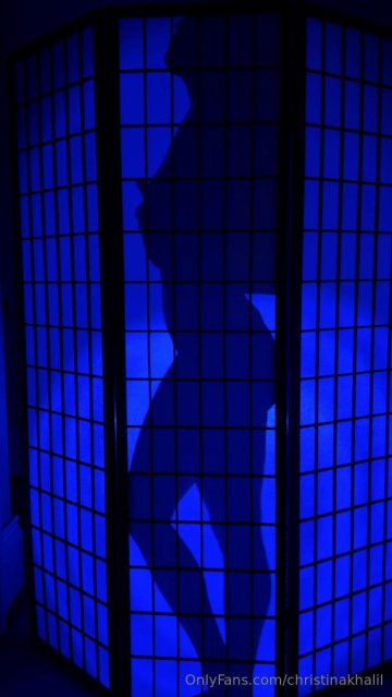 Christina Khalil Silhouette Striptease Onlyfans Video Leaked - #3