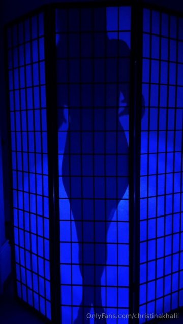 Christina Khalil Silhouette Striptease Onlyfans Video Leaked - #9