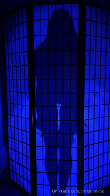 Christina Khalil Silhouette Striptease Onlyfans Video Leaked - #2