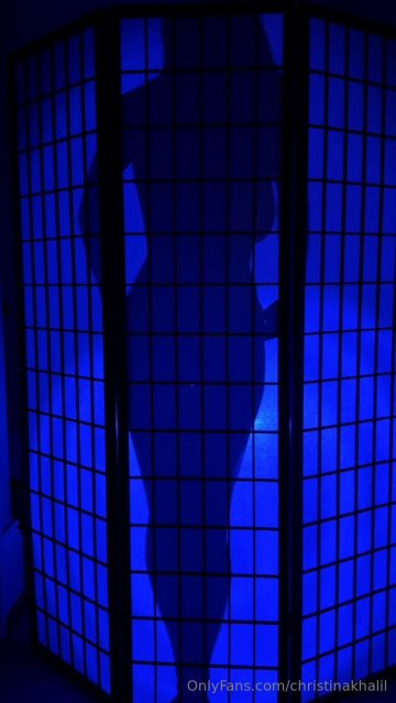 Christina Khalil Silhouette Striptease Onlyfans Video Leaked - #6
