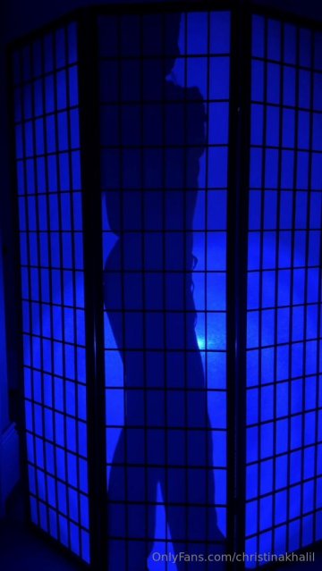 Christina Khalil Silhouette Striptease Onlyfans Video Leaked - #7