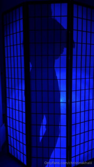 Christina Khalil Silhouette Striptease Onlyfans Video Leaked - #8