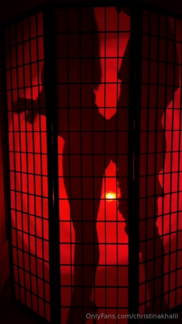 Christina Khalil Silhouette Blowjob Sex PPV Onlyfans Video Leaked - #7