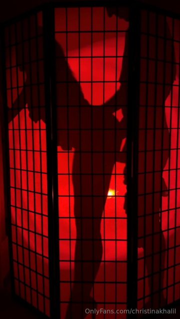 Christina Khalil Silhouette Blowjob Sex PPV Onlyfans Video Leaked - #3