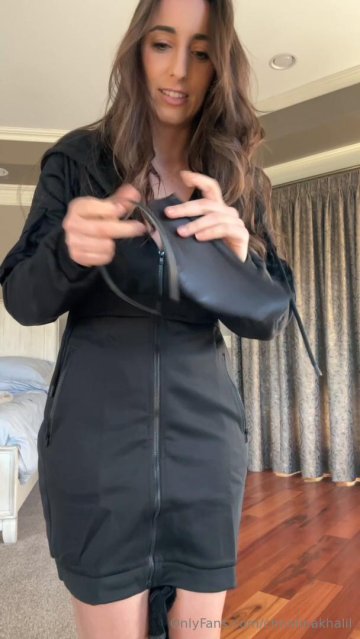 Christina Khalil Sexy Officer Costume Onlyfans Video Leaked - #13