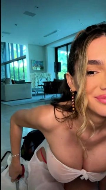 Lyna Perez Nude See-Through OnlyFans Livestream Leaked - #9