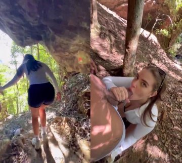 Tameeka Kerr Hiking Blowjob POV OnlyFans Video Leaked