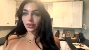 Emily Rinaudo Nude Kitchen OnlyFans Livestream Leaked - #22