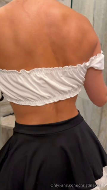 Christina Khalil Sexy Maid Costume Onlyfans Video Leaked - #9