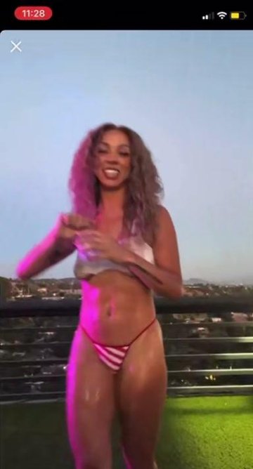 Brittany Renner Nude Wet T-Shirt Tits OnlyFans Video Leaked - #11