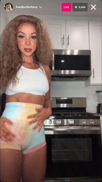 Brittany Renner Talks Tits And Pussy Livestream Leaked - #16