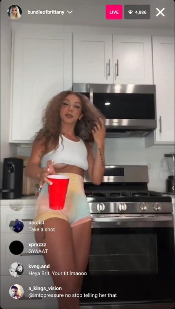 Brittany Renner Nude Nipple Slip Livestream Video Leaked - #20